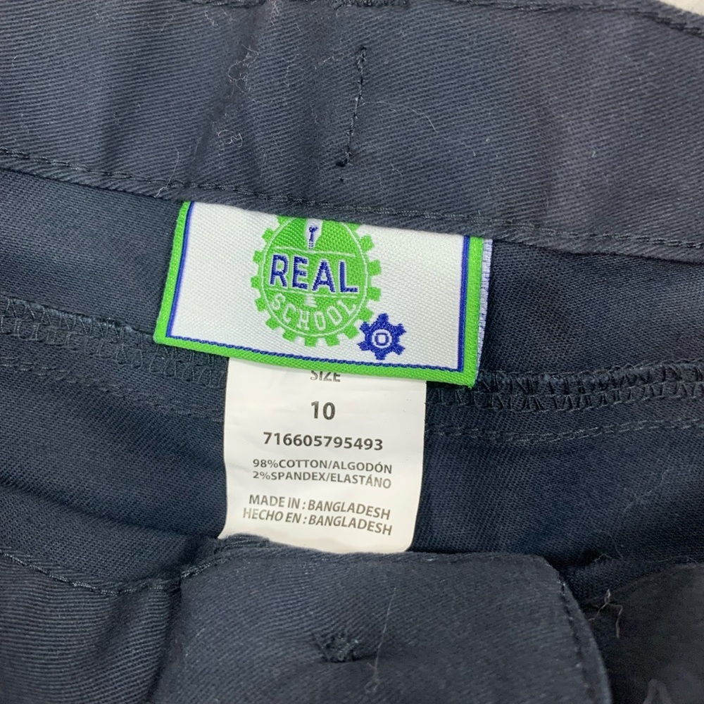 Real School Uniform | Navy Blue Skinnies | Girls size 10 | NWT - Picture 4 of 5